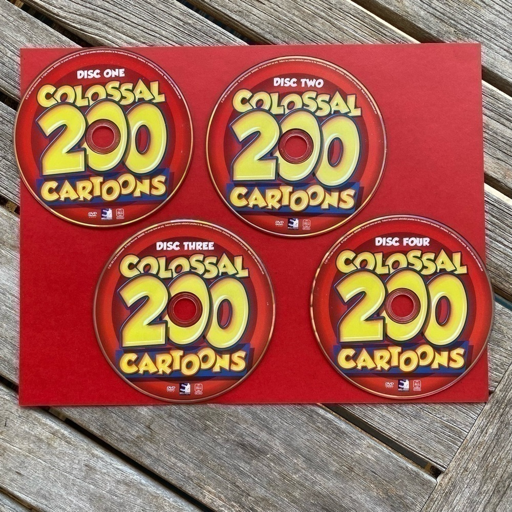 Kids Favorite cartoons DVDs Looney Tunes Popeye Ducktales Ichabod Mr Toad & MORE